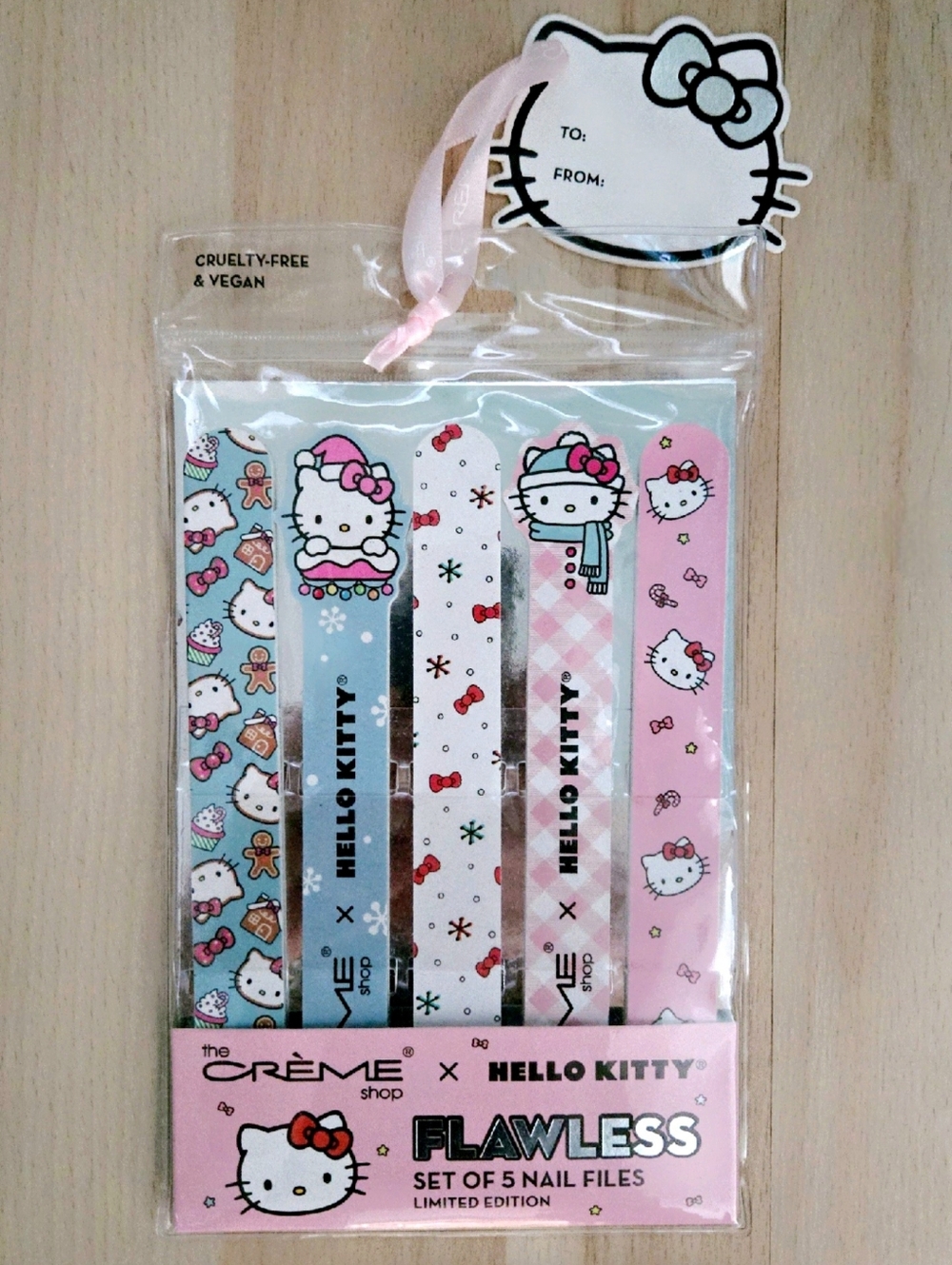 Hello Kitty The Creme Shop Christmas Nail Files Set Limited Edition